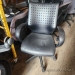 Black Leather Keilhauer Gas Adjustable Task / Office Chair